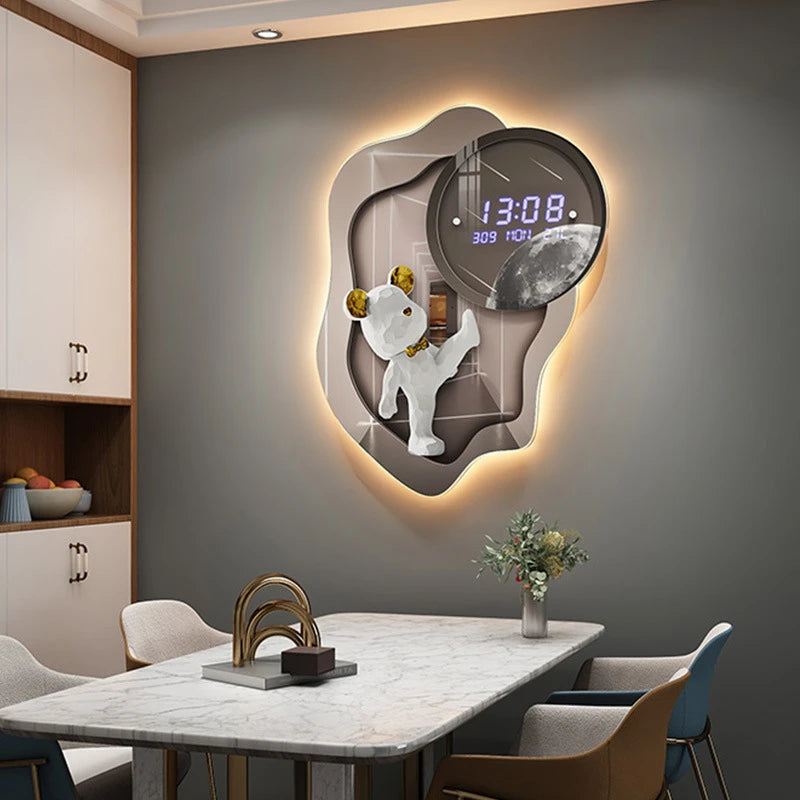 Perpetual Panda Clock