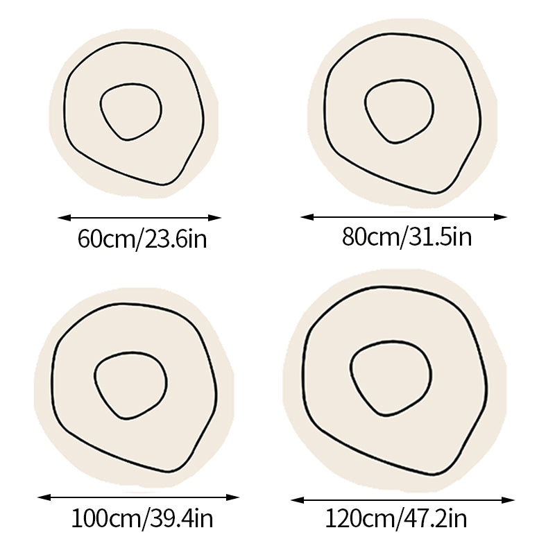 Irregular Circle Rug