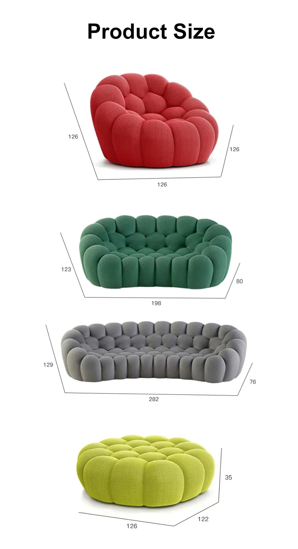 Luxury Living Room Sofa (Bulk)
