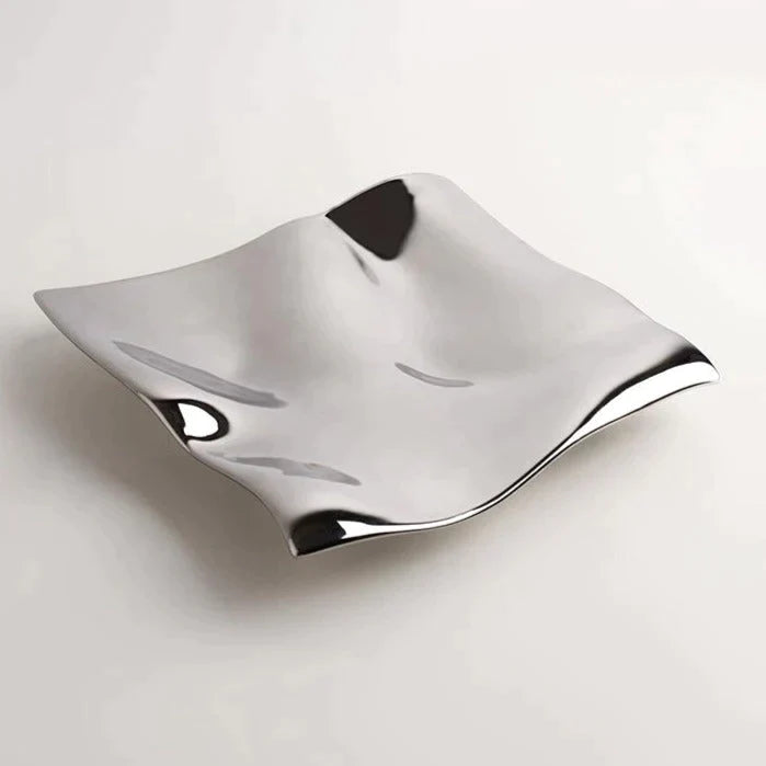 Thin Warped Silver Tray