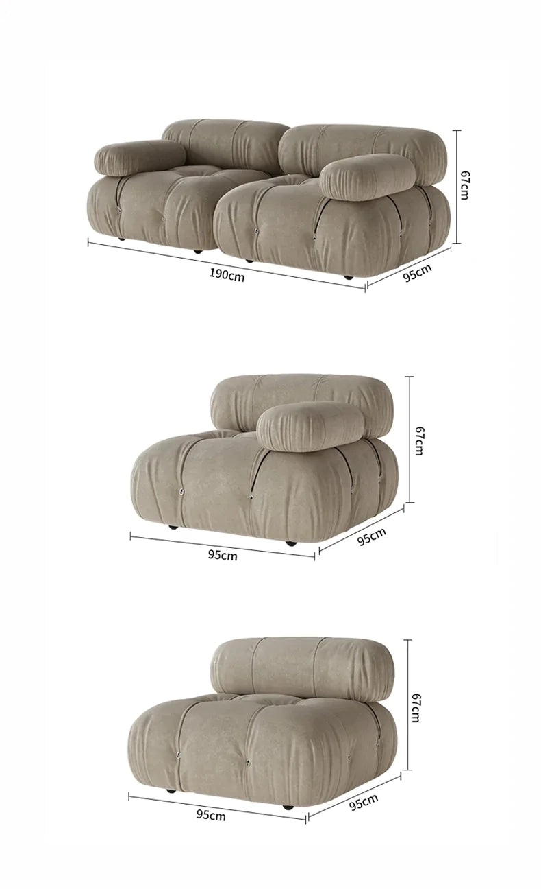 Sectional Velvet Sofa (Bulk)