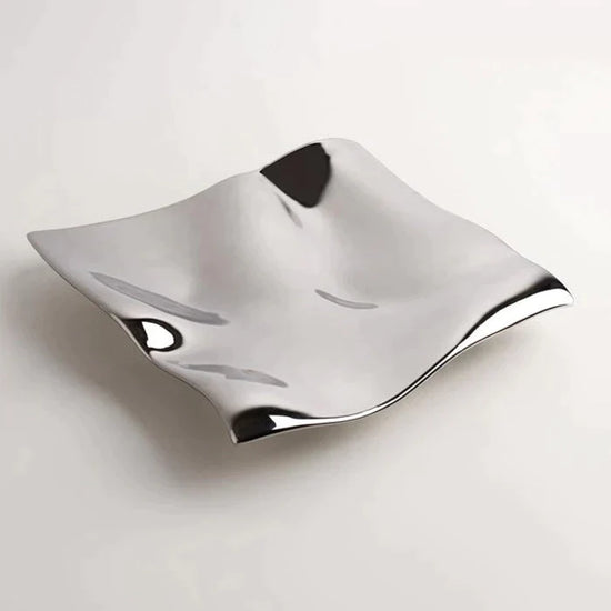 Thin Warped Silver Tray