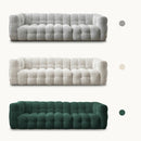 White Fabric Tufted Sofa (Bulk)